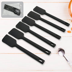Multipurpose Silicone Spoon, Silicone Basting Spoon Non-Stick Kitchen Utensils Household Gadgets Heat-Resistant Non Stick Spoons Kitchen Cookware Items For Cooking and Baking (6 Pcs Set)