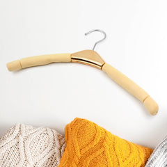 Solid Sponge Hanger Non-Slip Hanger Home No Trace Clothes Hanging Pants Clip Clothing Store Hangers, Clothes Hanger for Closet Wedding Dress Women, Men, Children Clothing