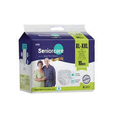 Extra Large - XXL Senior care Adult Pull Up Diaper Pants(Waist Size (120-170 Cm | 47 -67 Inch) (10*4 Pcs) Adult Diapers - XL - XXL (10 Pieces)