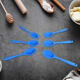 Multipurpose Silicone Spoon, Silicone Basting Spoon Non-Stick Kitchen Utensils Household Gadgets Heat-Resistant Non Stick Spoons Kitchen Cookware Items For Cooking and Baking (6 Pcs Set)
