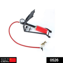 526 High Pressure Deluxe/Strong Foot Pump For Bicycle, Car, Bike