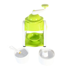 Miracle Small Plastic Ice Gola Maker Ice snowmaker Machine | Ice Crusher | Indoor Outdoor Manual With Steel Blade & Anti slip Grip (1 Pc)