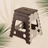 18inch Folding Stool, Non Slip Folding Stool - 18 Inch" Height - Holds Up to 95 Kg - Great for Kitchen, Garden, Bathroom, Bedroom, Adults, Kitchen Stepping (1 Pc 18Inch)