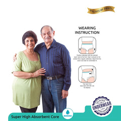 Extra Large - XXL Senior care Adult Pull Up Diaper Pants(Waist Size (120-170 Cm | 47 -67 Inch) (10*4 Pcs) Adult Diapers - XL - XXL (10 Pieces)