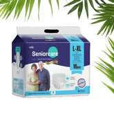 Large - Extra Large Senior care Adult Pull Up Diaper Pants (Waist Size (90-140 Cm | 35 -55 Inch) Adult Diapers ( Large - Extra Large L-XL10Pc)