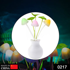 217 LED Dream Night Light, Auto ON/Off Sensor Mushroom Lamp (Multicolor)