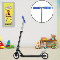 Basic Kids Ride On Leg Push Scooter for Boys and Girls (4 - 8 Years Old Kids) Foldable Scooter Cycle with Height Adjustment for Boys and Girls Multicolor (1 Pc / 2 Wheel)