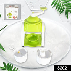 Miracle Small Plastic Ice Gola Maker Ice snowmaker Machine | Ice Crusher | Indoor Outdoor Manual With Steel Blade & Anti slip Grip (1 Pc)