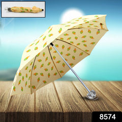 2 Fold Sun Protective Solid Foldable Outdoor Umbrella, Portable Sun, UV Protection Lightweight Rain Umbrella For Girls, Women, Men, Boys (1 pc)