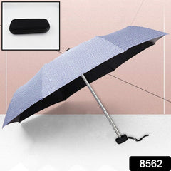3-Fold Umbrella Summer Sun and Rain Protection Foldable Cute Umbrella || UV Protection Rain Sun Umbrella || Travel Accessories || Umbrella for Children, Girls, and Boys (1 Pc / With Zip Case)