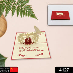 3D Paper Wish Card High Quality Paper Card All Design Card Good Wishing Card (Birthday , Valentine , love , Christmas Card) (1Pc )