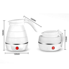 2137 Silicone Foldable Collapsible Electric Water Kettle Camping Boiler