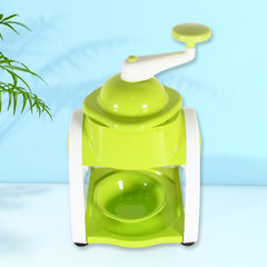 Miracle Small Plastic Ice Gola Maker Ice snowmaker Machine | Ice Crusher | Indoor Outdoor Manual With Steel Blade & Anti slip Grip (1 Pc)