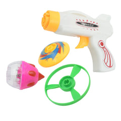 Flash & Sound Super Speed Spinner Gun Set for Kids (Battery Not Included / 1 Pc )