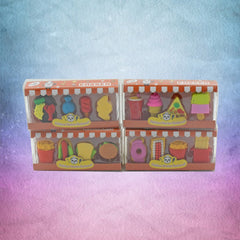 Fun Erasers for Kids! Mix & Match: Food & Drink Erasers (Set of 1)